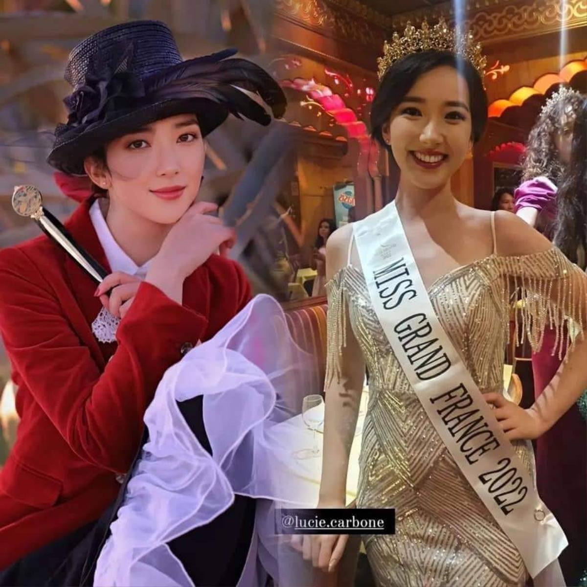 Mỹ nhân gốc Hàn đăng quang Miss Grand France 2022: Đậm nét đẹp châu Á, khuôn miệng cười giống Triệu Lộ Tư Ảnh 3