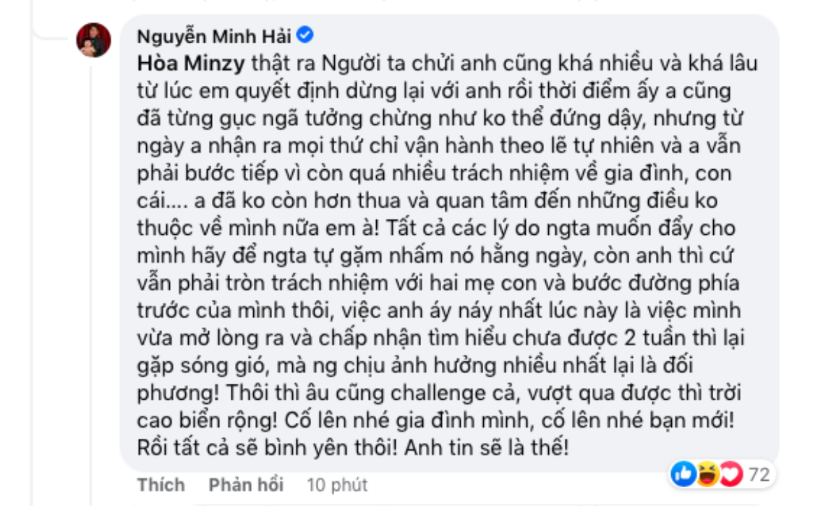 Tình cũ Hòa Minzy xác nhận có người mới: Đã mở lòng được 2 tuần, cảm thấy áy náy vì ảnh hưởng đối phương Ảnh 2