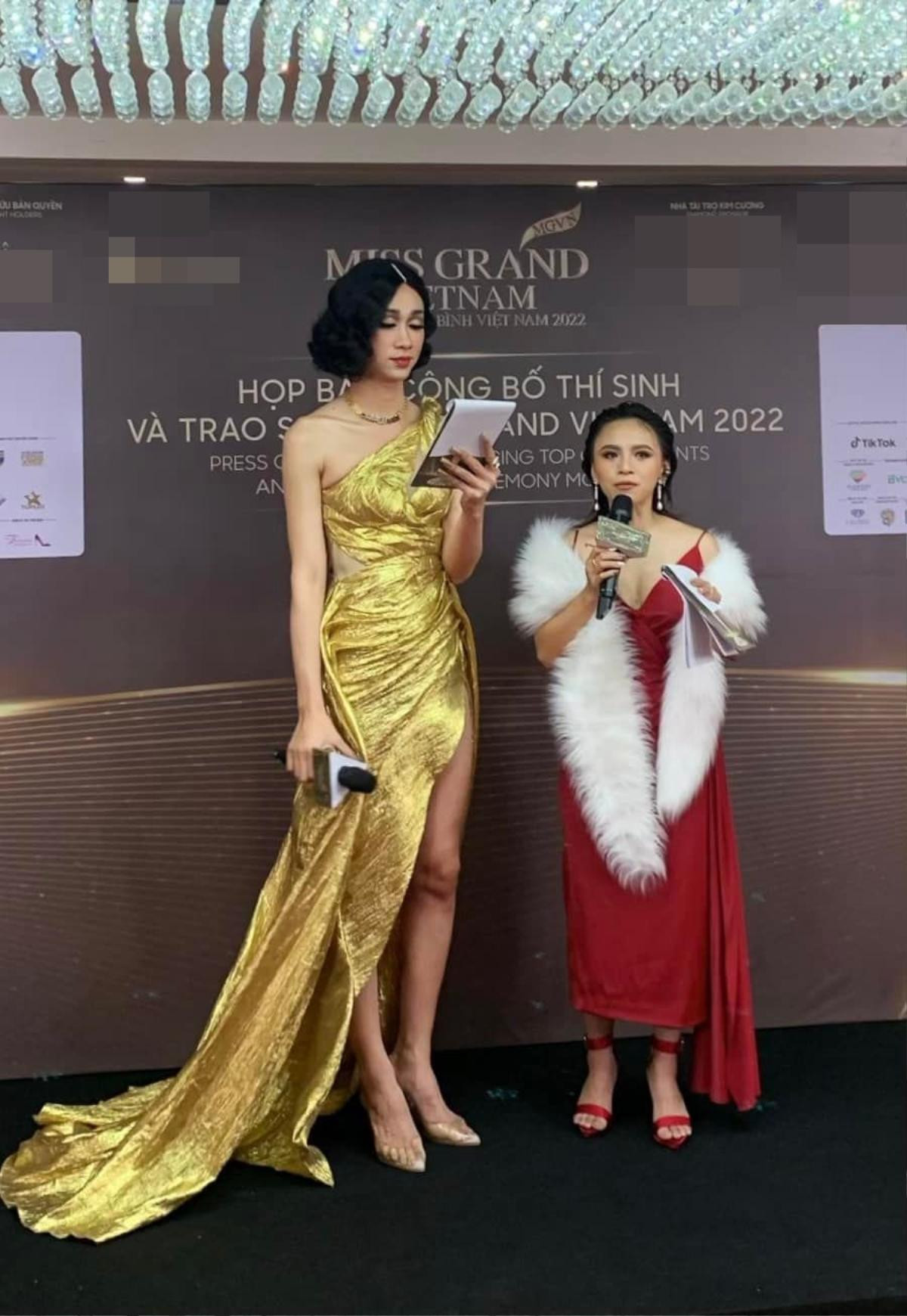 Hải Triều gây tranh cãi khi làm MC Miss Grand Vietnam 2022 Ảnh 1