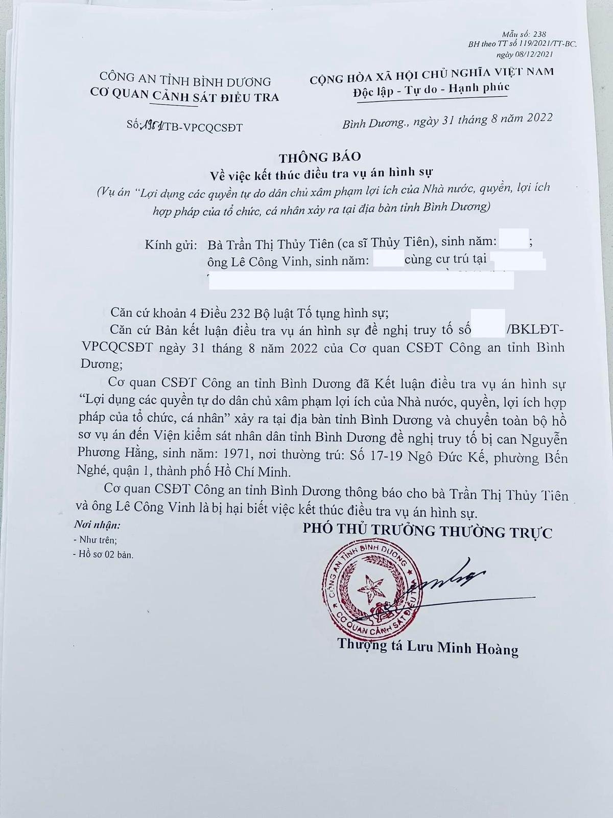 Công Vinh chia sẻ kết luận điều tra của công an về hành vi phạm tội của 'CEO nào đó' Ảnh 4