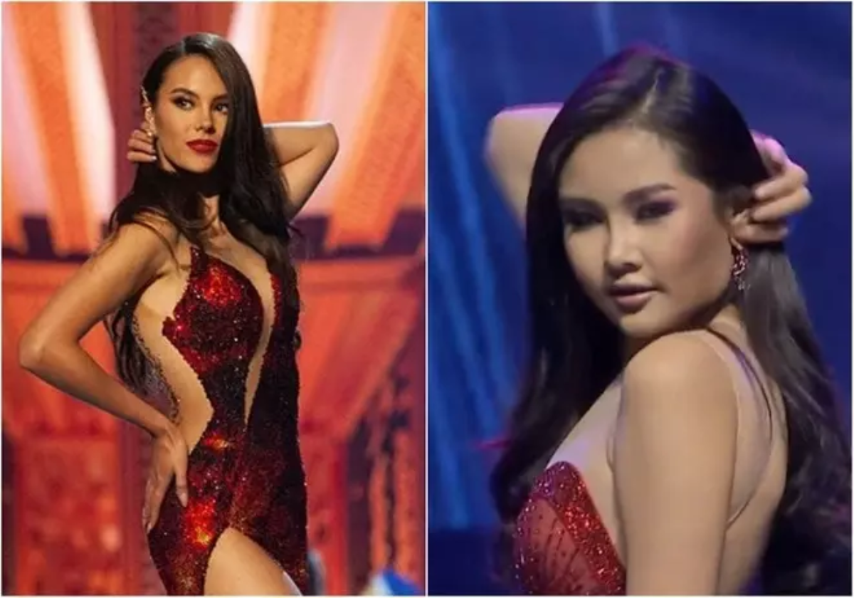 Bùi Lý Thiên Hương 'bung skill' catwalk tại Miss Grand Vietnam: Sao hao hao Miss Universe Catriona Gray? Ảnh 5