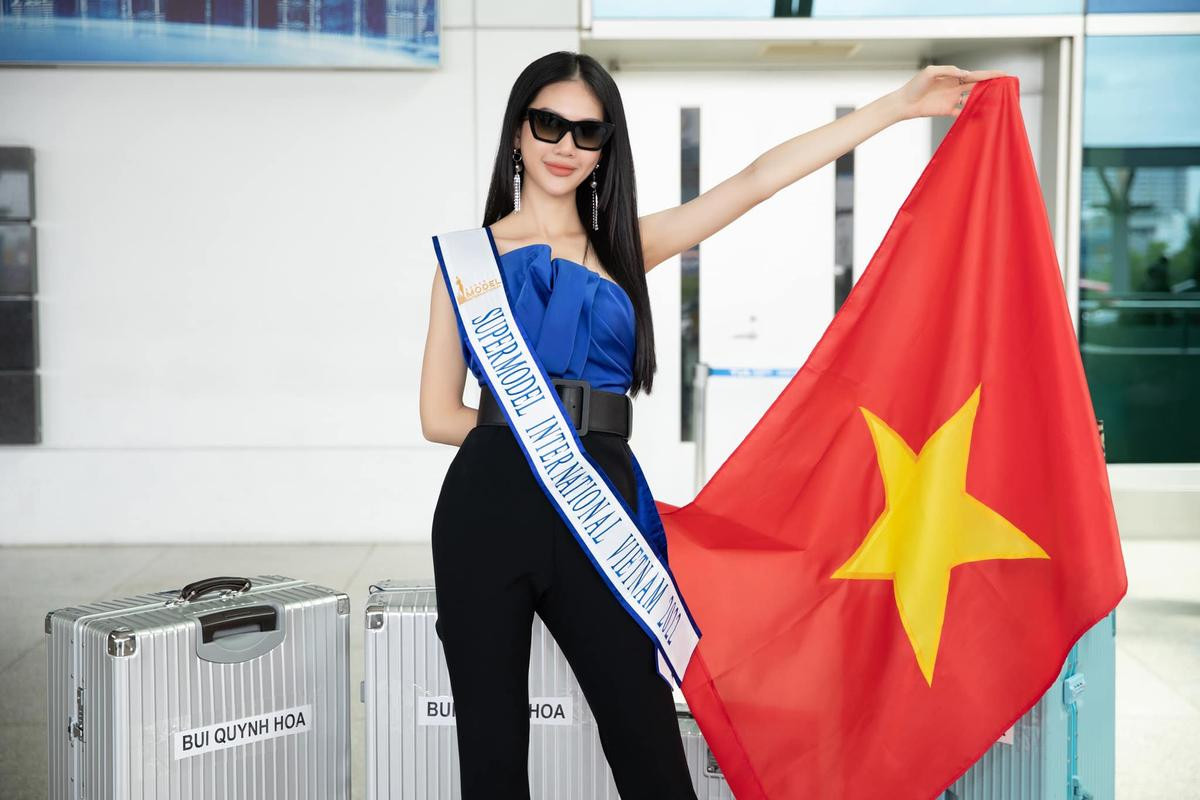 Bùi Quỳnh Hoa đã có mặt ở Thái Lan: Quyết chơi khô máu cho cuộc chiến Supermodel International Ảnh 4