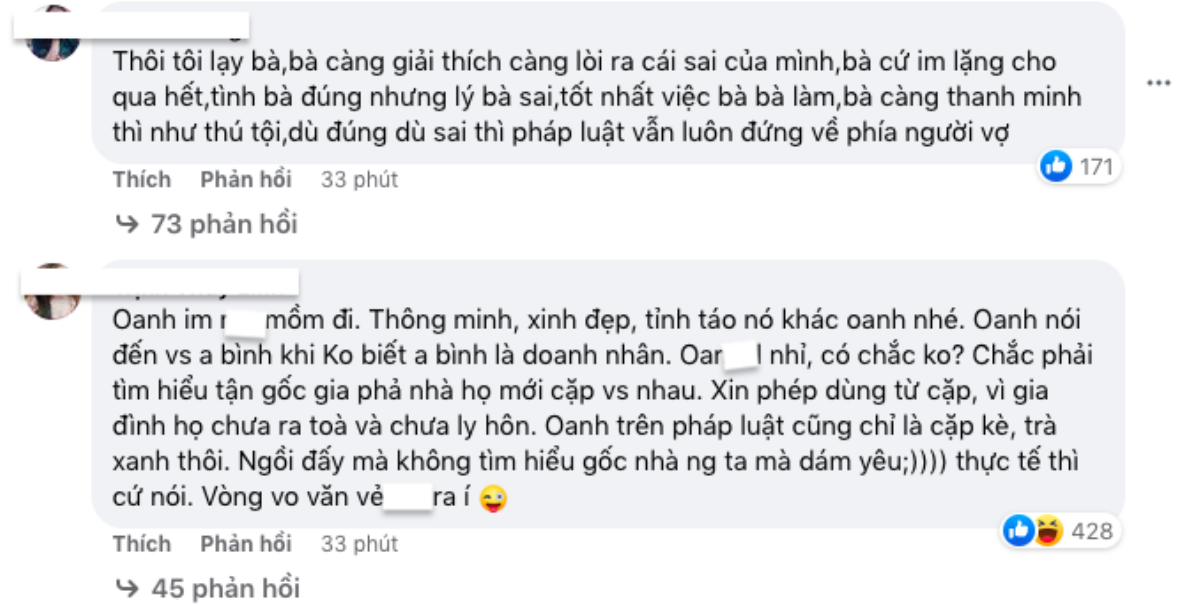 Netizen chỉ ra sự bất nhất trong phát ngôn của Phương Oanh, la ó diễn viên: 'Đành hanh tự cho mình đúng' Ảnh 3