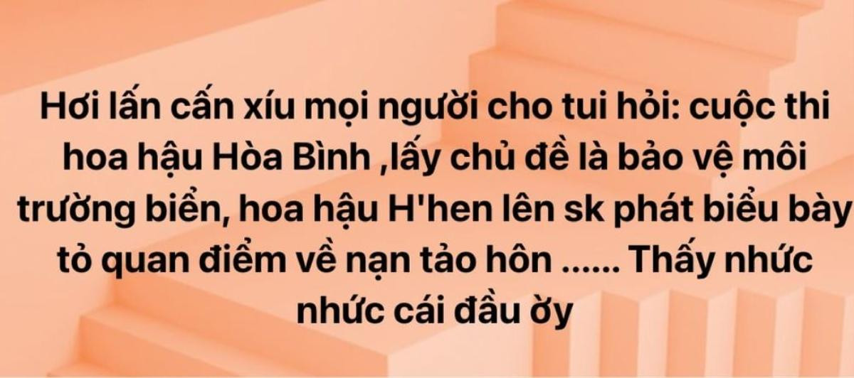 H'Hen Niê kể chuyện tảo hôn tại Miss Peace Vietnam 2022, netizen đồng loạt: Lạc đề rồi chị ơi! Ảnh 6