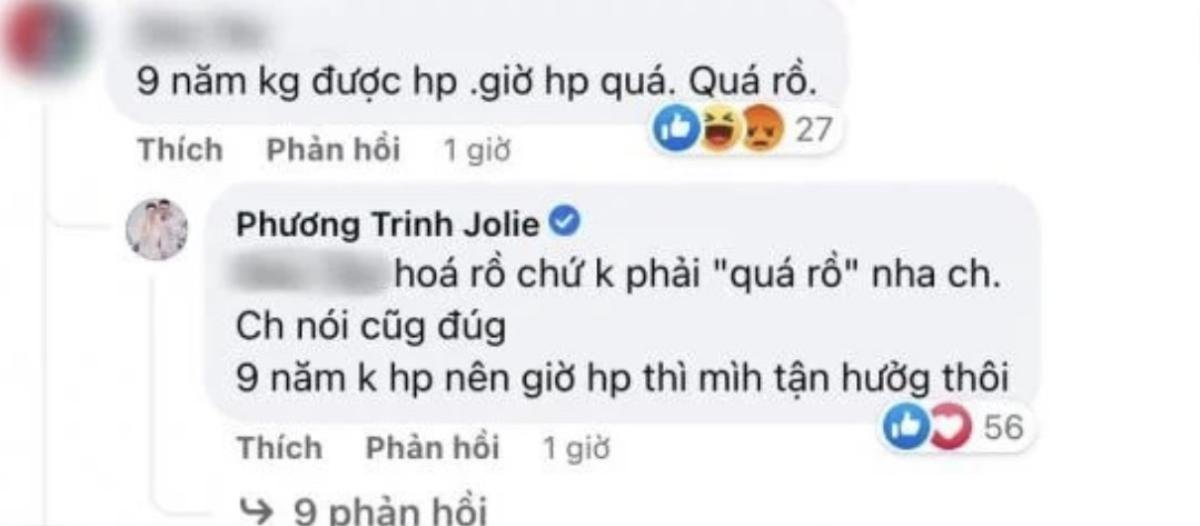 Bị anti-fan mỉa mai 9 năm không được hạnh phúc, Phương Trinh Jolie đáp trả cực gắt Ảnh 2