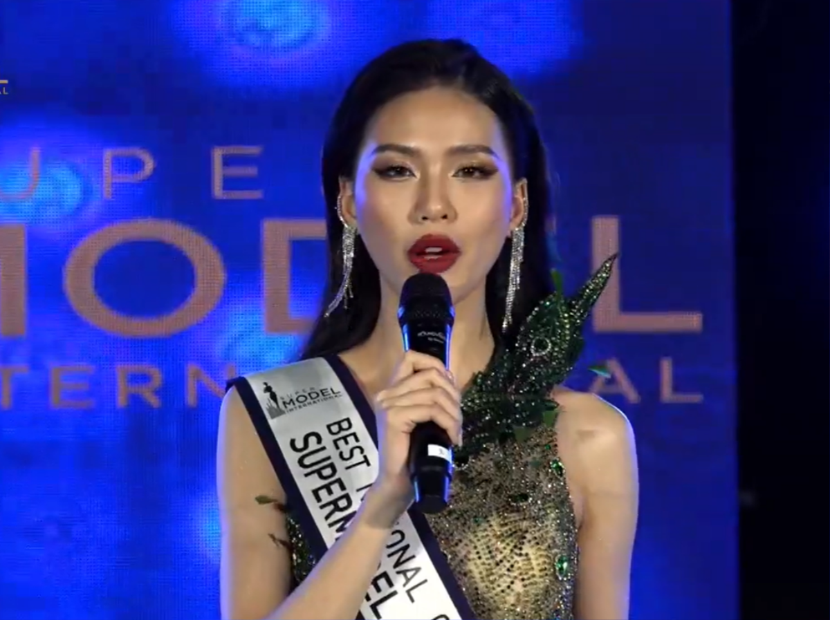 Bùi Quỳnh Hoa cực 'cháy' tại chung kết Supermodel International: Dùng son đỏ là 'bất bại' Ảnh 7