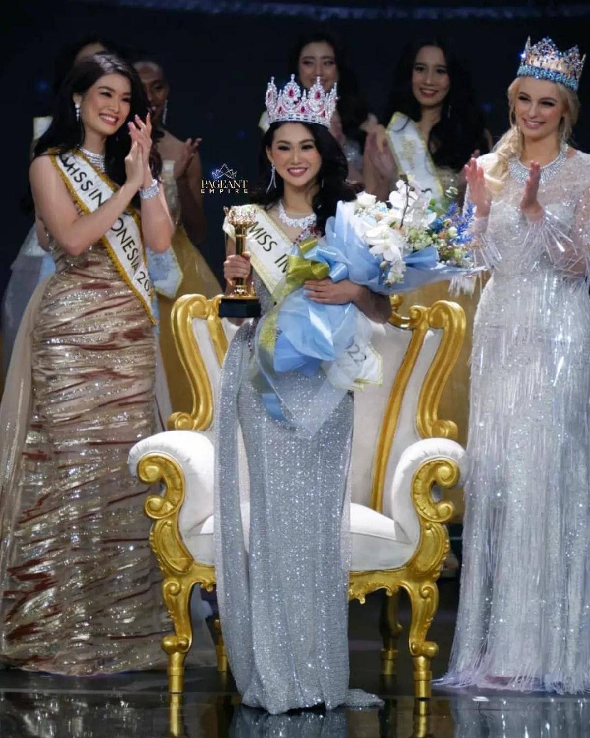 Nhan sắc 'ngọt như mía lùi' của đại diện Indonesia tại Miss World: Trình nuốt mic có qua được Mai Phương? Ảnh 2