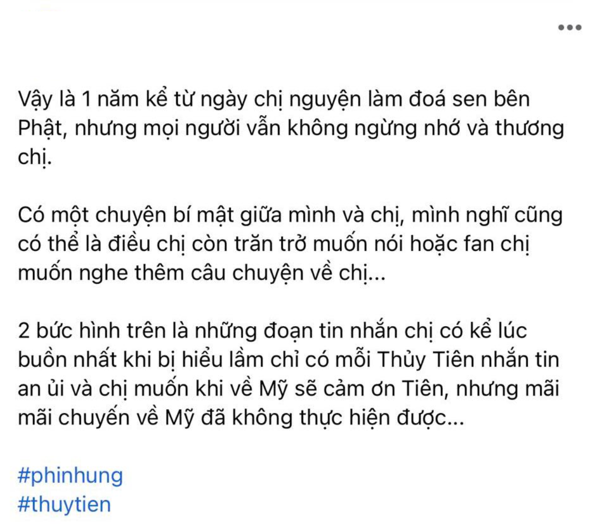 Tròn một năm ngày mất của Phi Nhung, người thân tiết lộ bí mật của cố ca sĩ với Thuỷ Tiên Ảnh 1