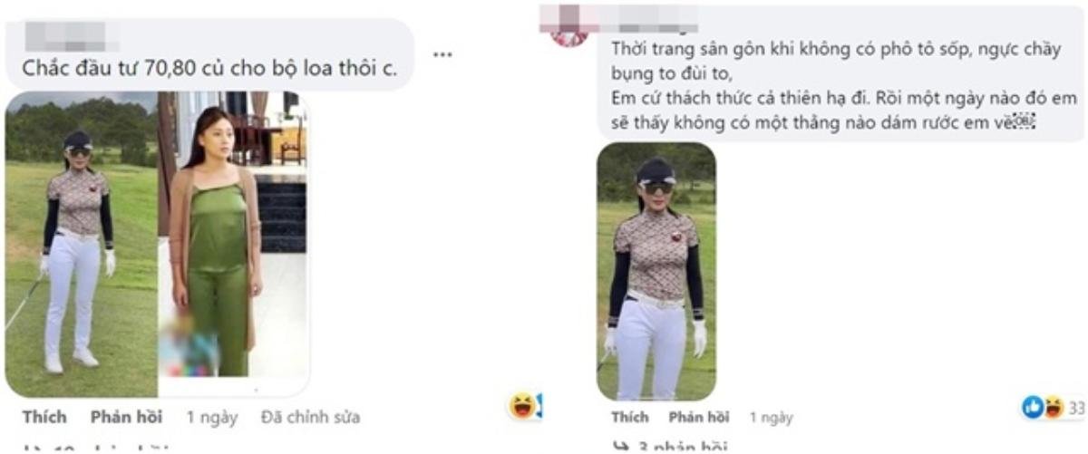 Phản ứng của Phương Oanh khi bị netizens 'chê' style chơi golf 'phèn chúa' Ảnh 3