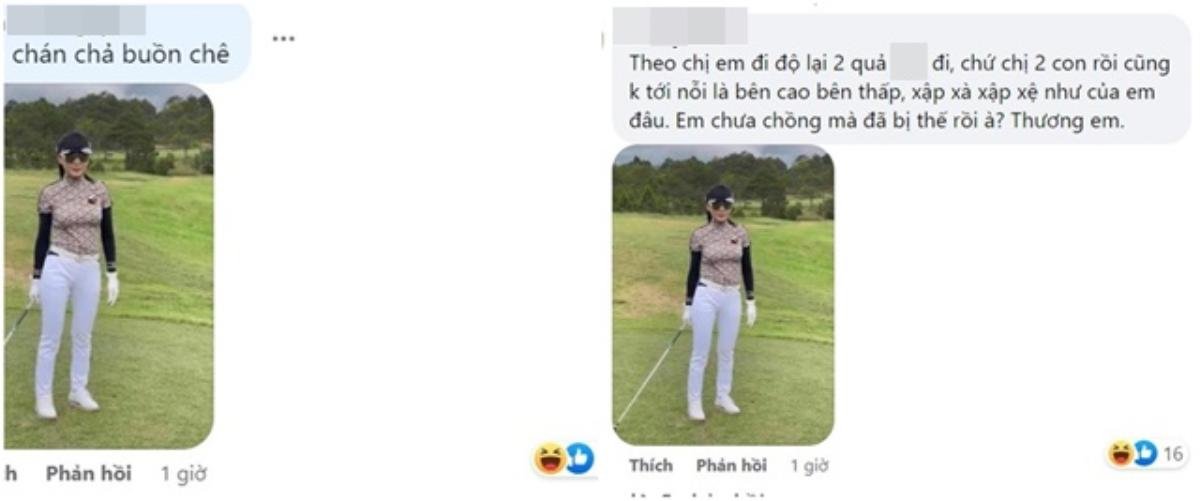 Phản ứng của Phương Oanh khi bị netizens 'chê' style chơi golf 'phèn chúa' Ảnh 4