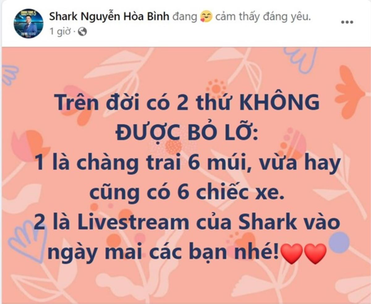 Sau khi gây 'tranh cãi' về phát ngôn tình yêu, Shark Bình có động thái 'quay xe' khiến dân tình ngỡ ngàng Ảnh 4