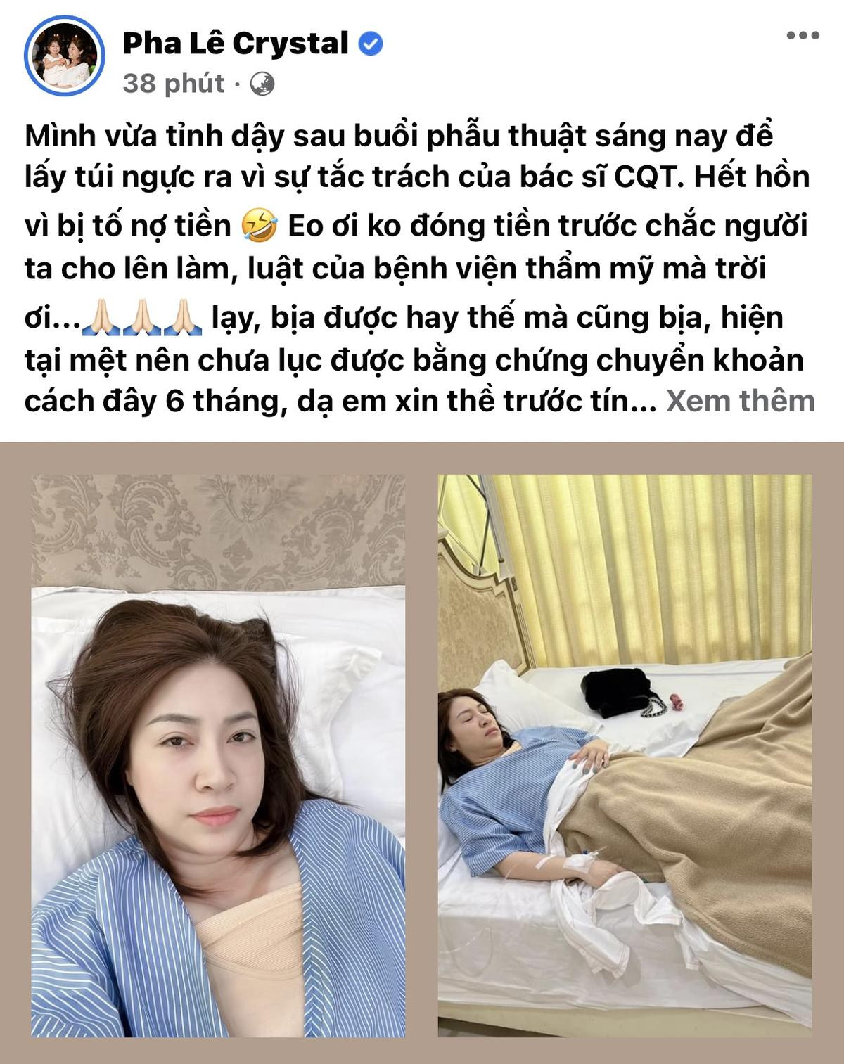 Bị Chiêm Quốc Thái tố quỵt tiền, Pha Lê thề trước tính mạng của mình và con gái Ảnh 1