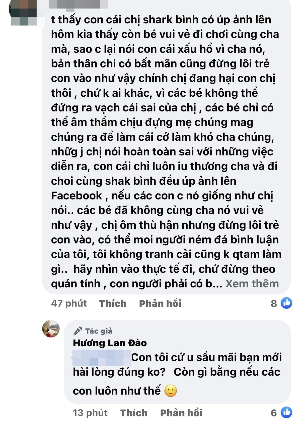 Bị nói làm tổn thương các con để kéo dư luận, vợ Shark Bình đáp trả cực gắt Ảnh 2