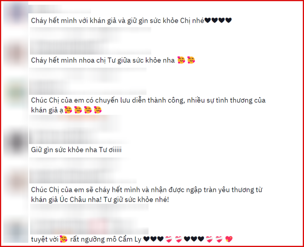 Cẩm Ly thông báo chuyến lưu diễn sau thời gian dài 'vắng bóng', dân mạng đồng loạt để lại lời nhắn? Ảnh 4