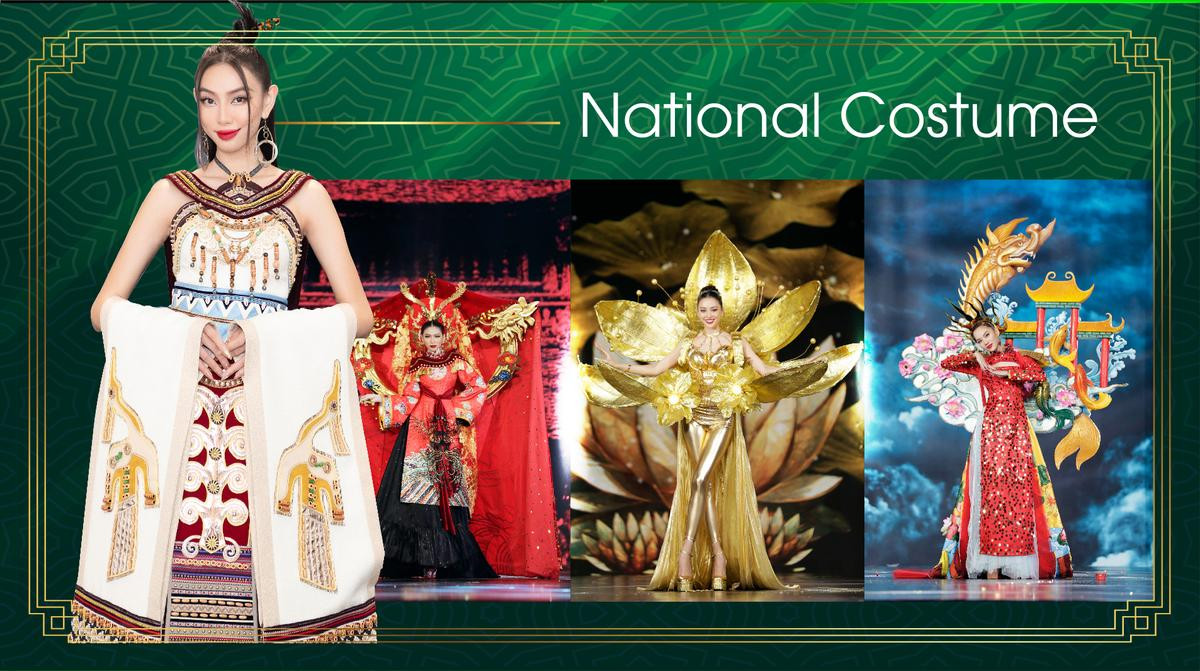 Mai Phương - Ngọc Thảo - Phương Anh hừng hực niềm tự hào dân tộc khi diễn National Costume Ảnh 1