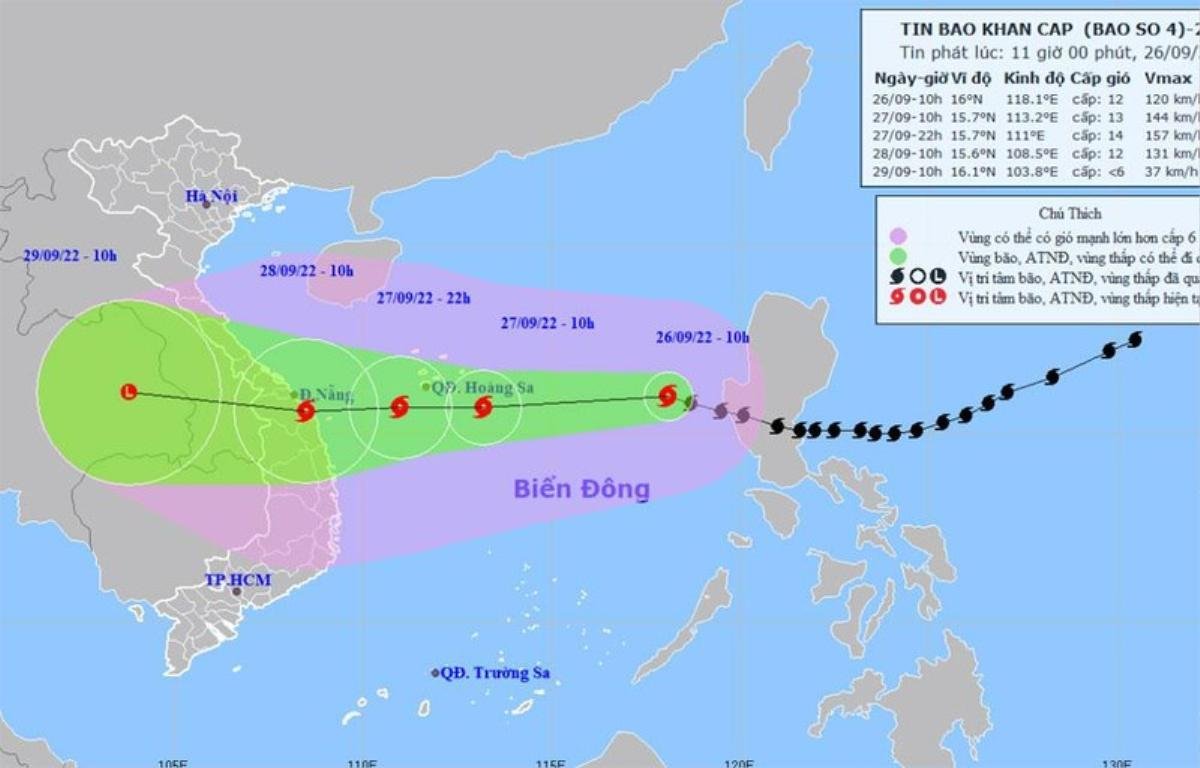 Nhiều địa phương cho học sinh nghỉ học để ứng phó với bão số 4 (bão Noru) Ảnh 1