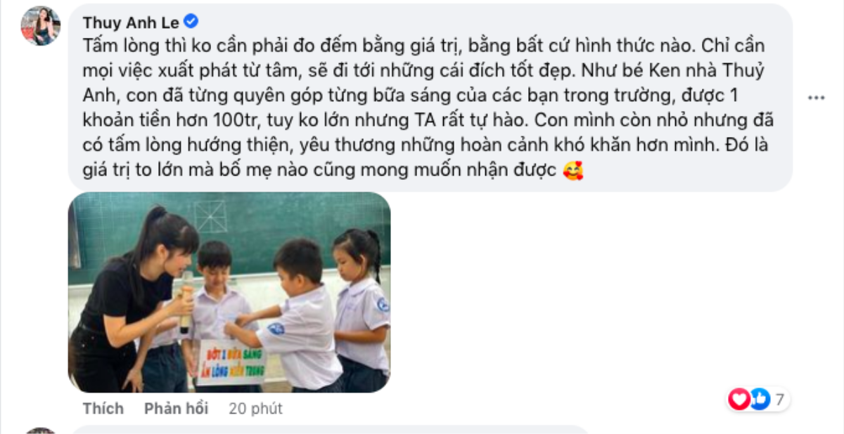 Ủng hộ đồng bào miền Trung, vợ Đăng Khôi đáp trả khi bị vặn không đi đến tận nơi từ thiện Ảnh 4