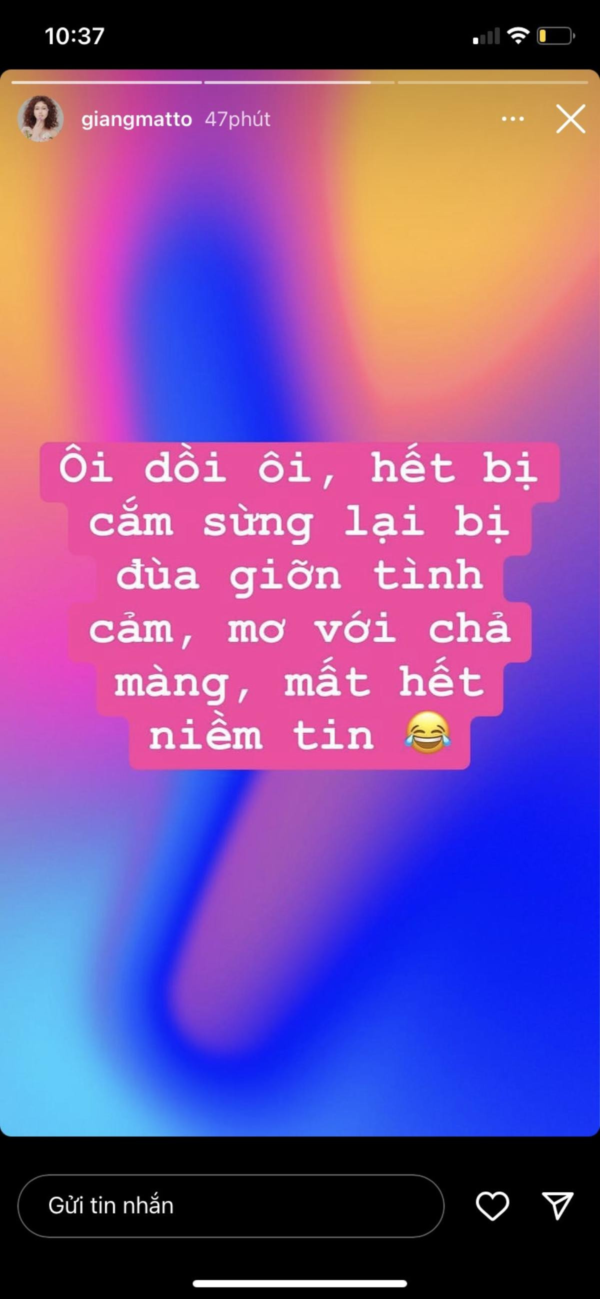 Hậu chia tay, bạn gái cũ Đình Tú mất niềm tin vào đàn ông, mất phương hướng sống Ảnh 3