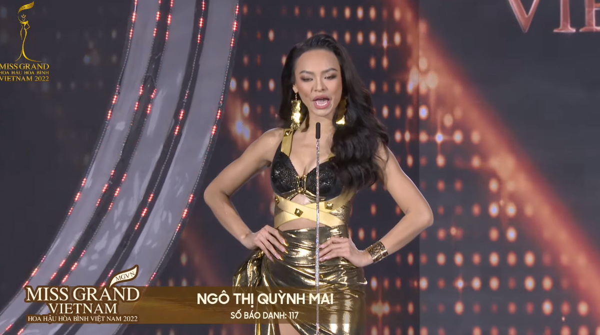 Miss Grand VN: Mai Ngô đánh bại loạt đối thủ 'chân dài' để vào Top 15 khiến fan hào hứng Ảnh 1