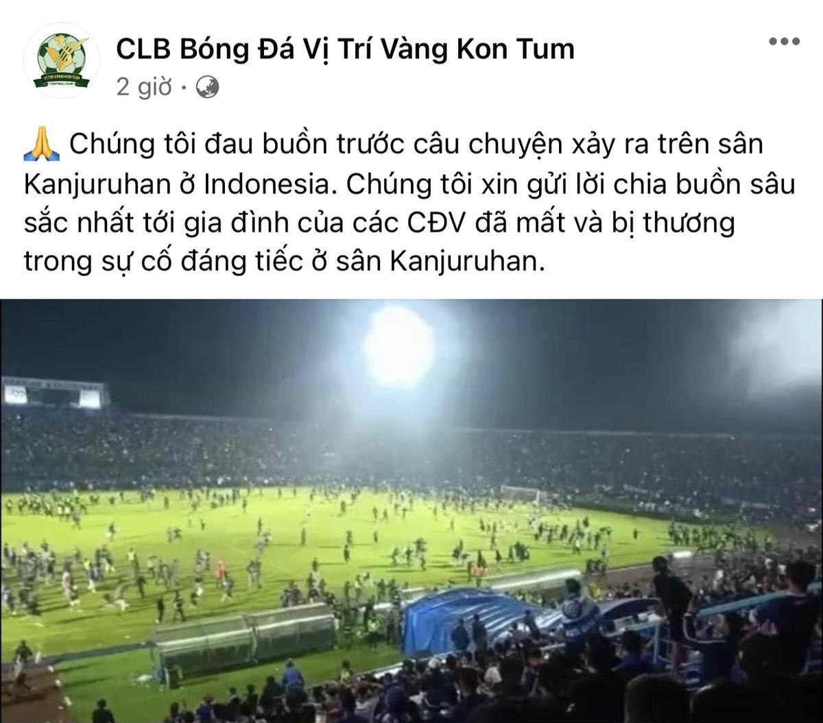 Madam Pang và bóng đá Việt Nam cầu nguyện cho hàng trăm CĐV Indonesia Ảnh 1