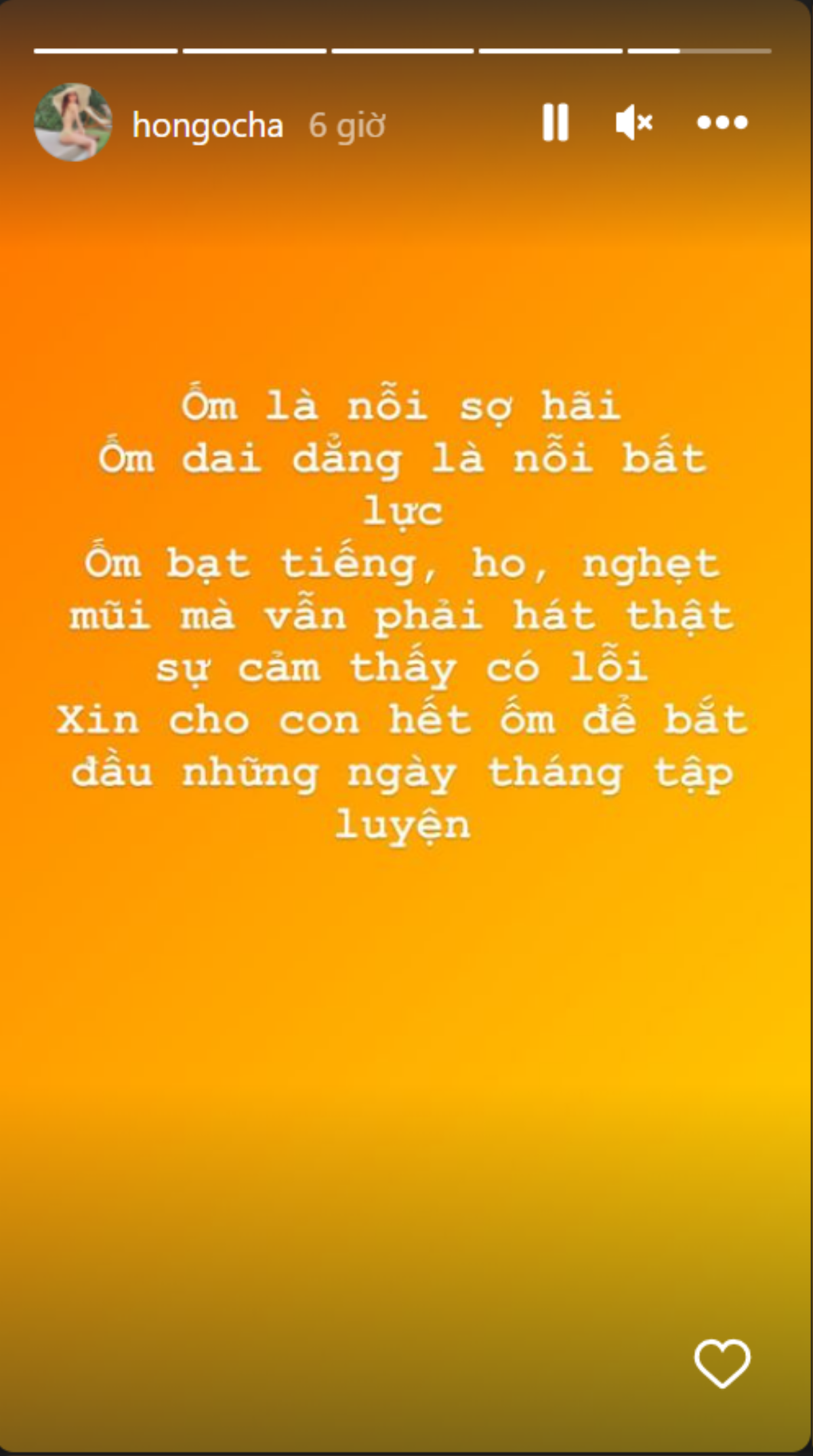 Hồ Ngọc Hà 'đổ bệnh' trước thềm Love Songs: 'Nghẹt mũi mà vẫn phải hát thật sự cảm thấy có lỗi' Ảnh 2