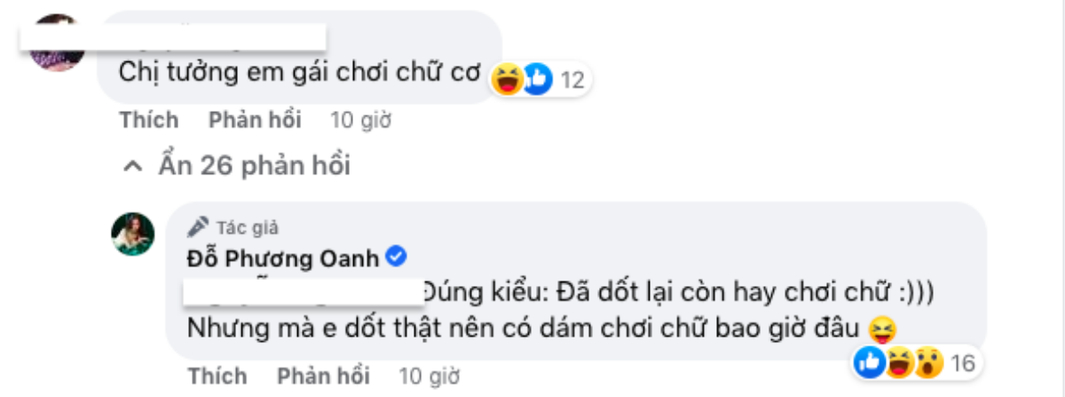 Sai chính tả lỗi học sinh cấp 1, Phương Oanh tự nhận: 'Đã dốt lại còn hay chơi chữ' Ảnh 4