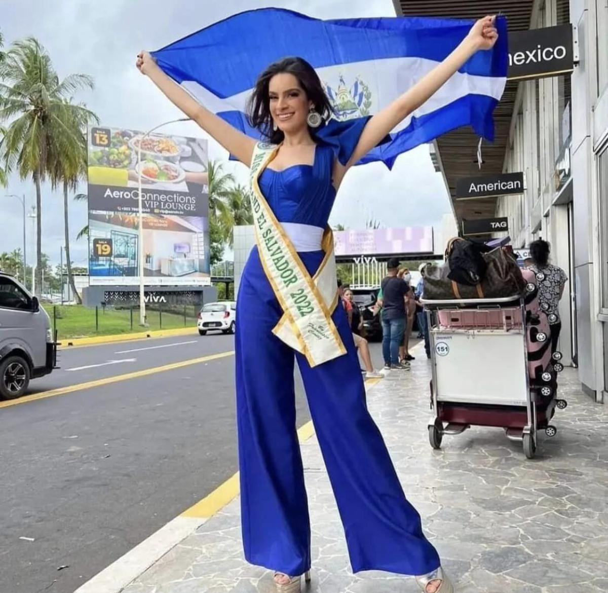 Thí sinh Miss Grand 2022 bung lụa tại sân bay: Thiên Ân rực sáng, lấp lóe hi vọng giật crown Ảnh 6