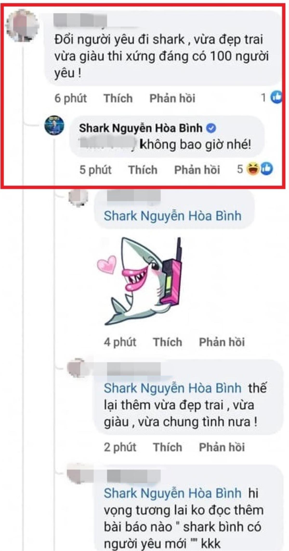 Được dân mạng khuyên 'đổi người yêu đi', Shark Bình lập tức đưa ra tuyên bố bất ngờ Ảnh 2