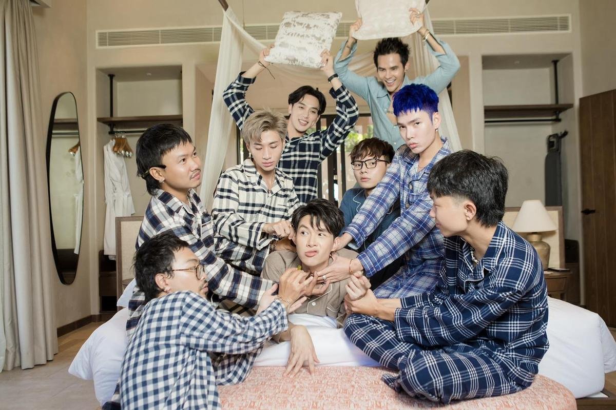 Trước giờ G tiệc chia tay độc thân Diệu Nhi - Anh Tú: Nhân vật chính diện pijama, an ninh thắt chặt Ảnh 5