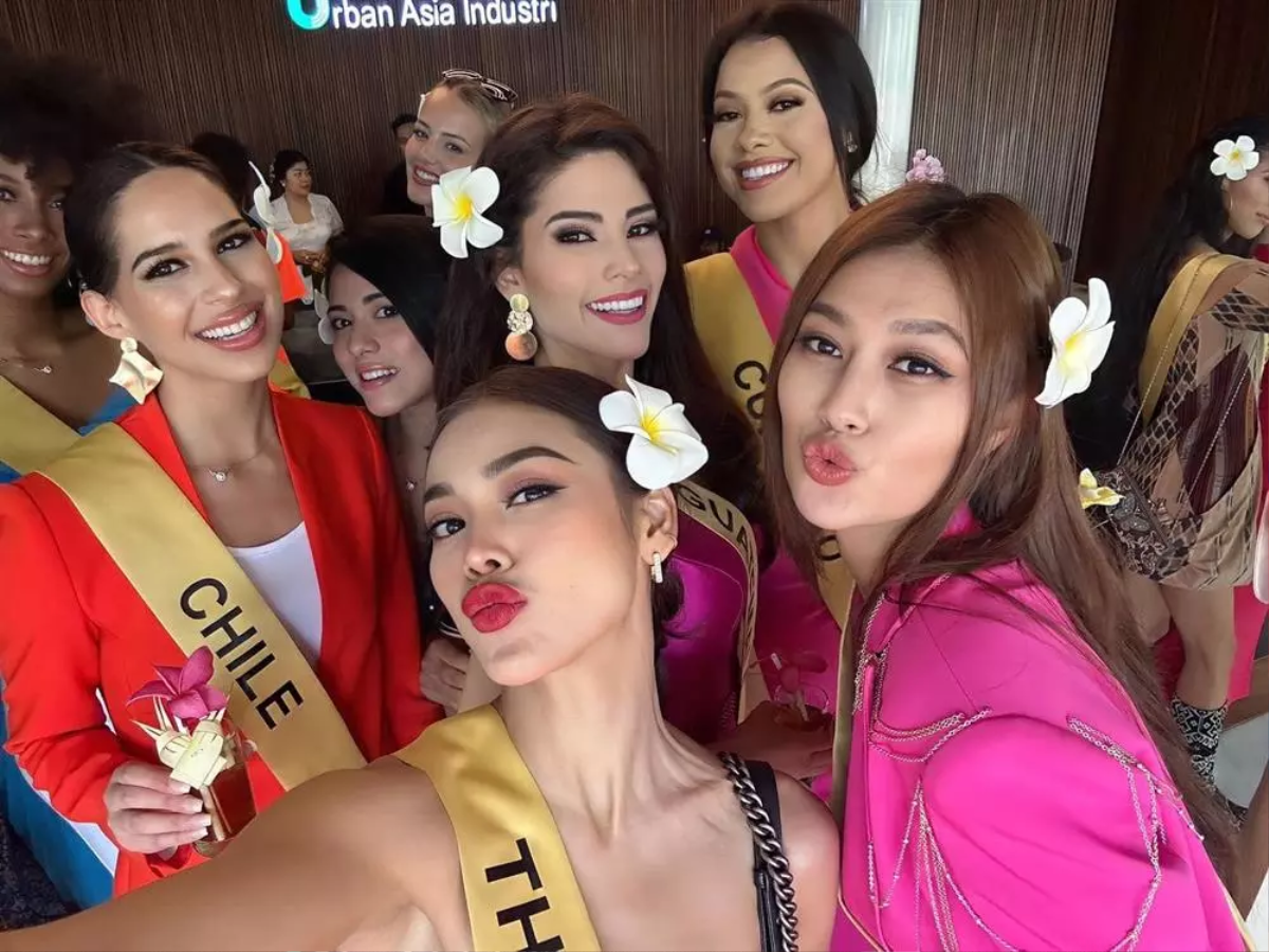 Hoa hậu Thiên Ân bị 'cấm' ở cùng với Miss Grand Thailand Engfa Waraha Ảnh 4