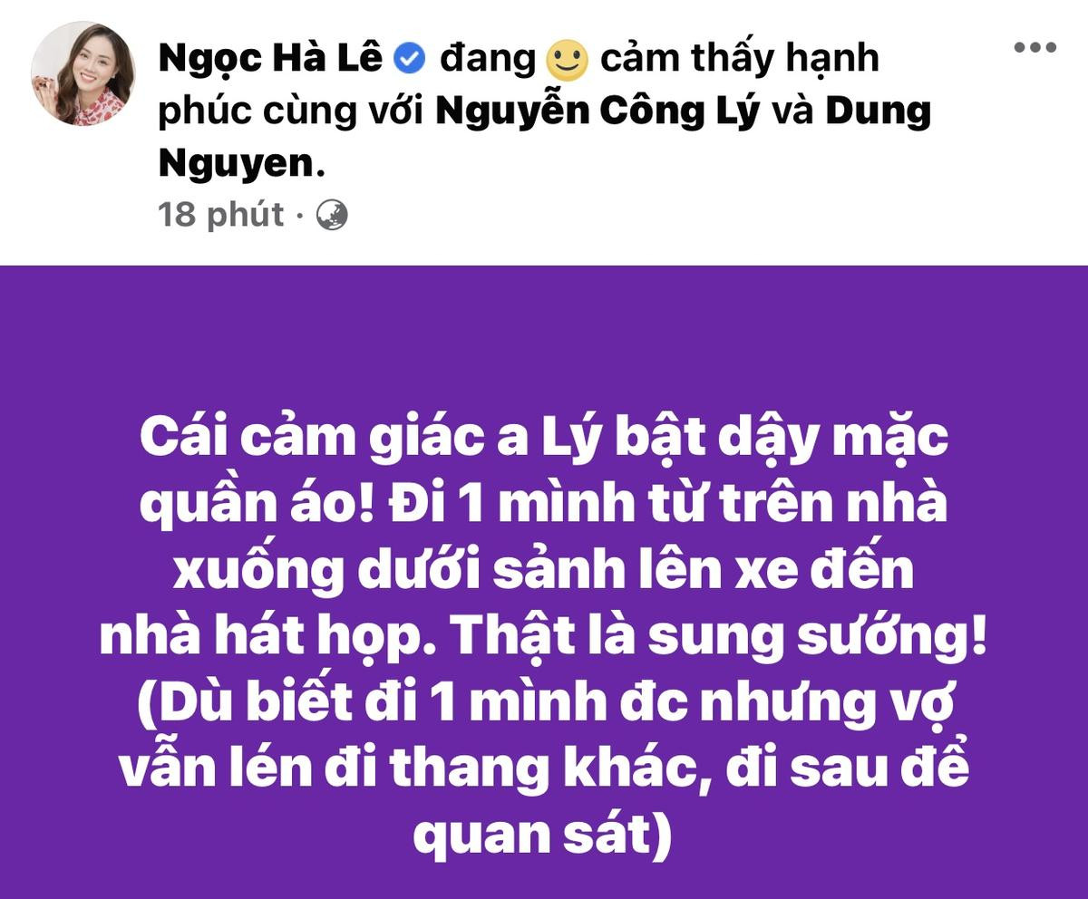 Vợ trẻ thông báo tin vui về tình hình sức khỏe của NSND Công Lý sau thời gian dài trị bệnh Ảnh 2