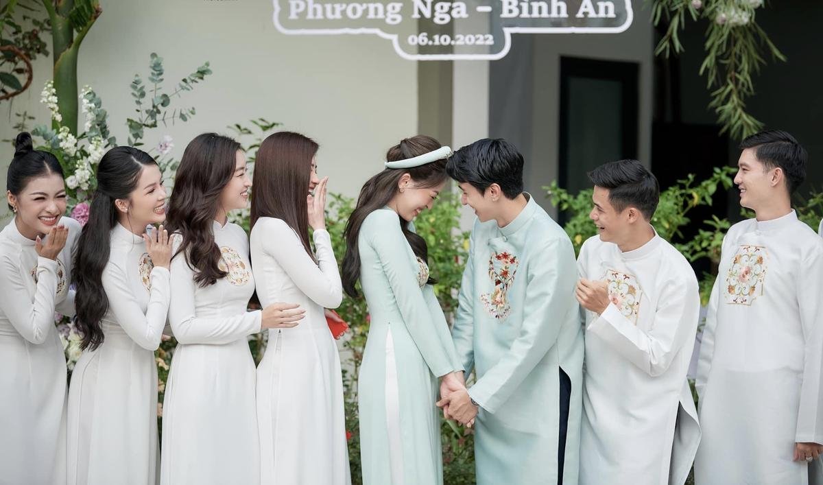 Rò rỉ thiệp cưới của Bình An - Phương Nga, tiết lộ quy định khắt khe trong hôn lễ Ảnh 1