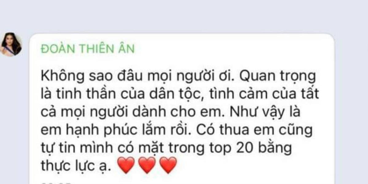 Bị vượt mặt lượt vote, Hoa hậu Thiên Ân khẳng định: 'Có thua em cũng tự tin lọt top 20 bằng thực lực' Ảnh 3