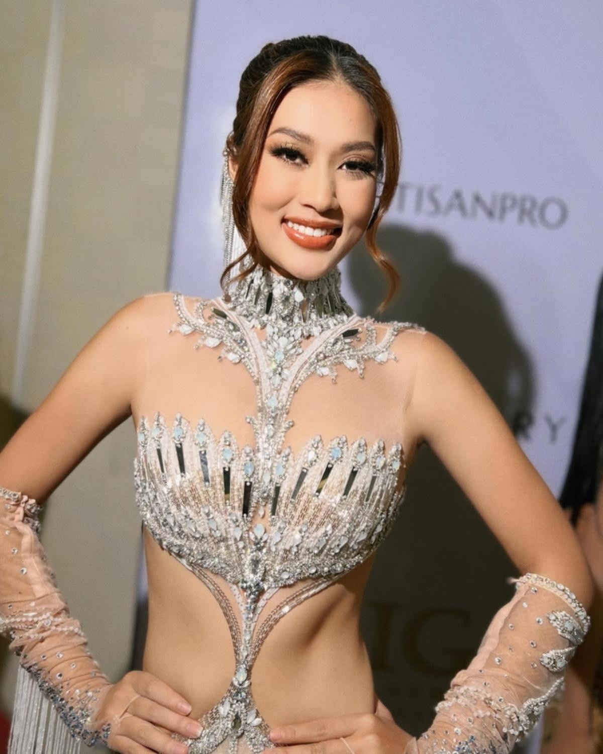 Hoa hậu Khánh Vân bất ngờ xuất hiện vào đêm bán kết Miss Grand International? Ảnh 6