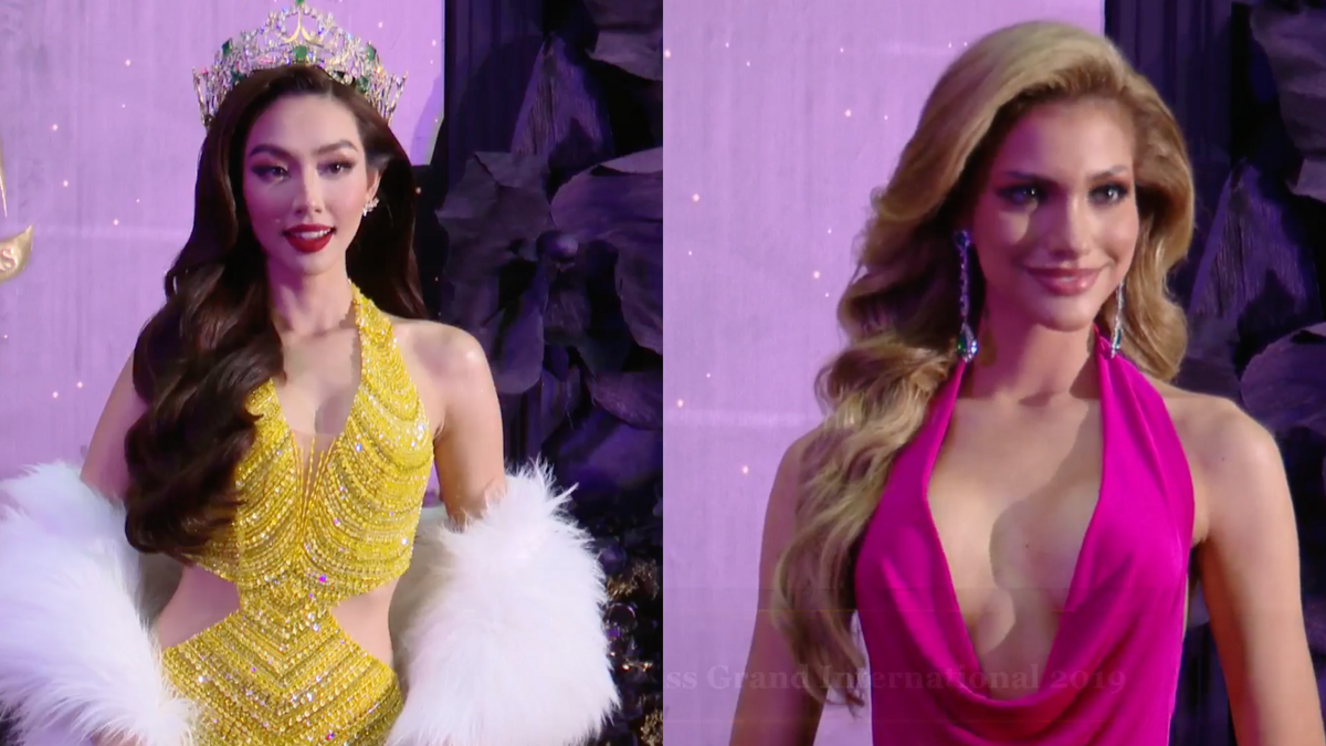 Thảm đỏ Miss Grand 2022: Thuỳ Tiên 'át vía' 'Búp bê Barbie' Venezuela với hình tượng như nữ hoàng Ảnh 6