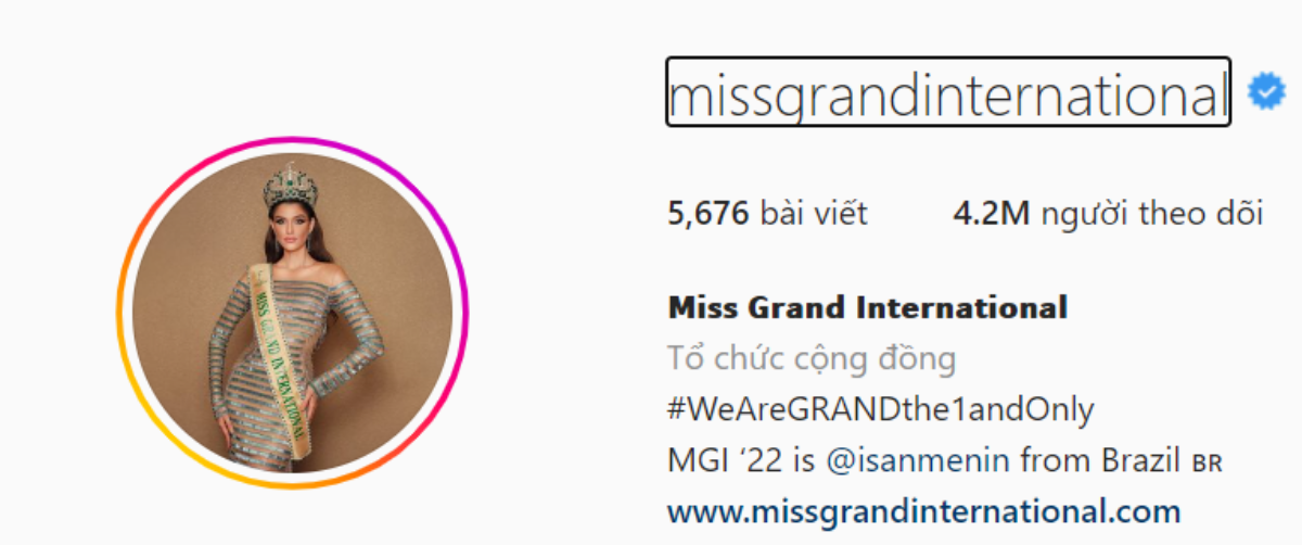 Góc khó hiểu: Netizen Thái Lan chỉ trích Tân Miss Grand International không 'kéo' được thêm lượt follow Ảnh 3