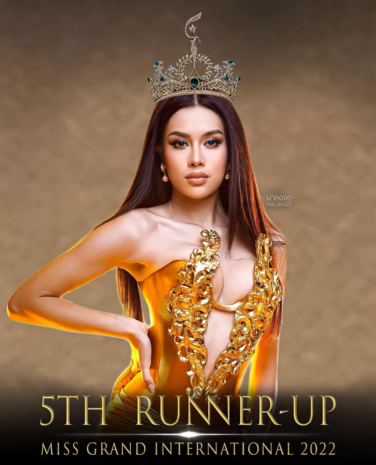 Không phải Thiên Ân, ông Nawat chọn mỹ nhân Philippines trở thành Á hậu 5 Miss Grand 2022 Ảnh 1