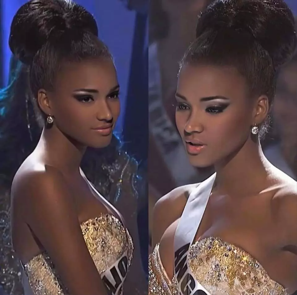 Miss Universe 2011 Leila Lopes trả lời lại câu hỏi 11 năm trước về ngoại hình: Ông Nawat chắc hơi 'nhột' Ảnh 2