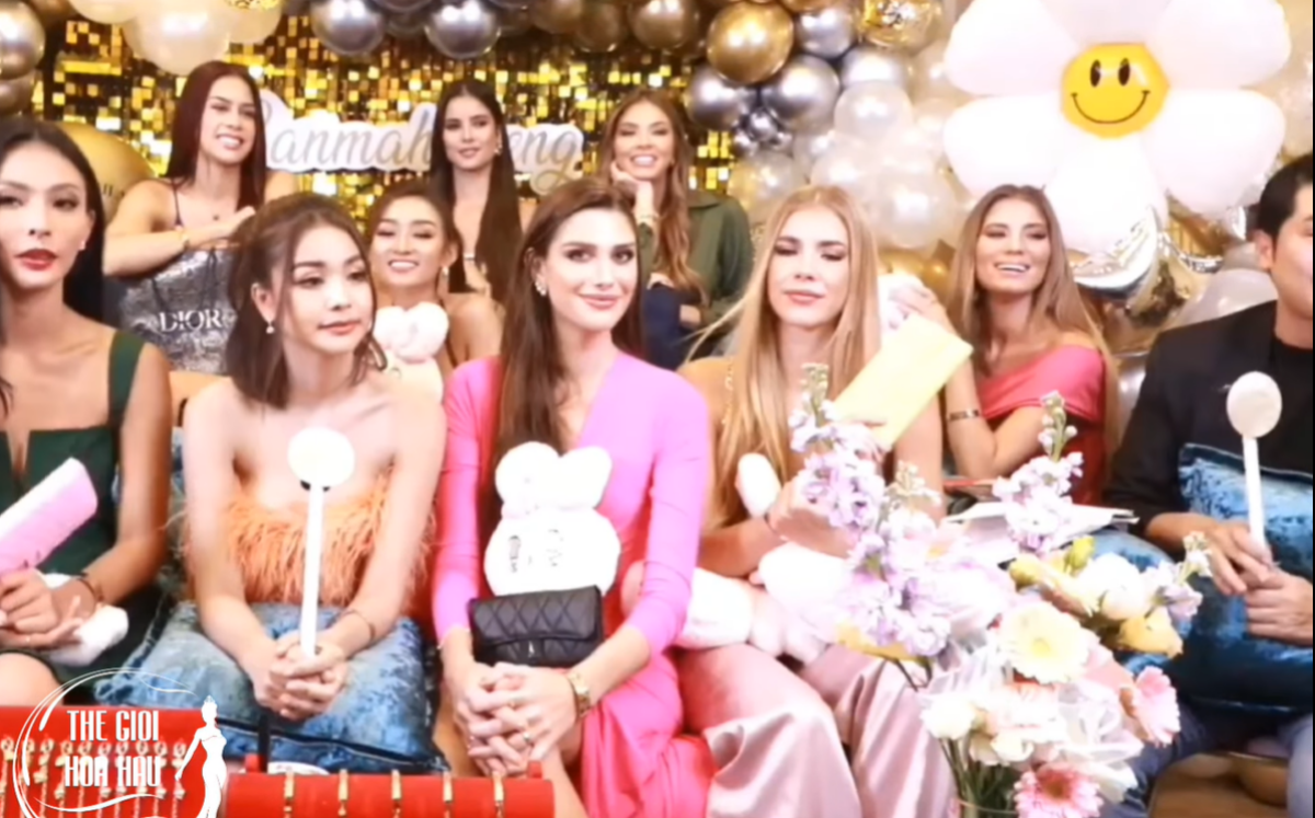 Netizen ngán ngẩm khi Top 10 Miss Grand livestream... bán vàng: Hoa hậu cười trừ vì không hiểu tiếng Thái Ảnh 1