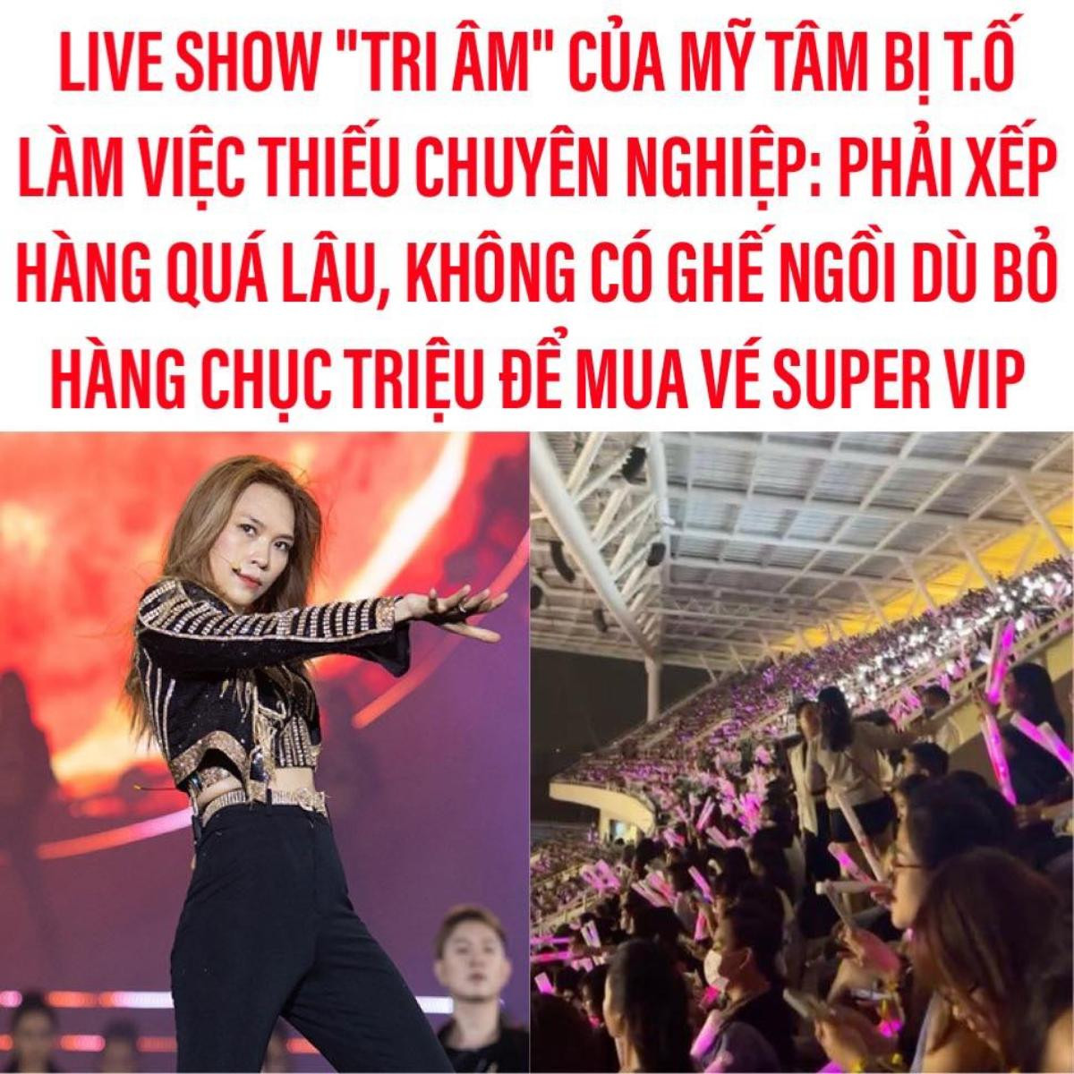 Mỹ Tâm đích thân lên tiếng khi bị fan khiếu nại mua vé VIP nhưng phải đứng hành lang, Ảnh 3