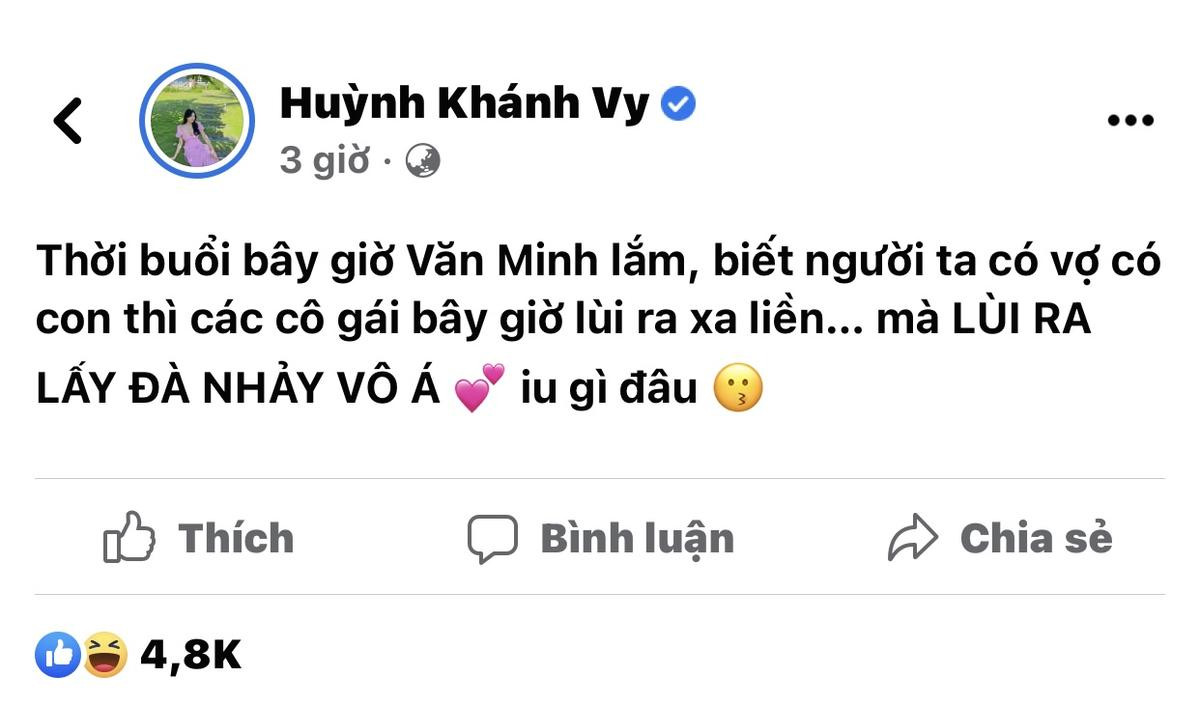 Vợ Phan Mạnh Quỳnh ẩn ý dằn mặt ai đó: Người ta có vợ, có con rồi các cô gái lùi ra xa liền Ảnh 2