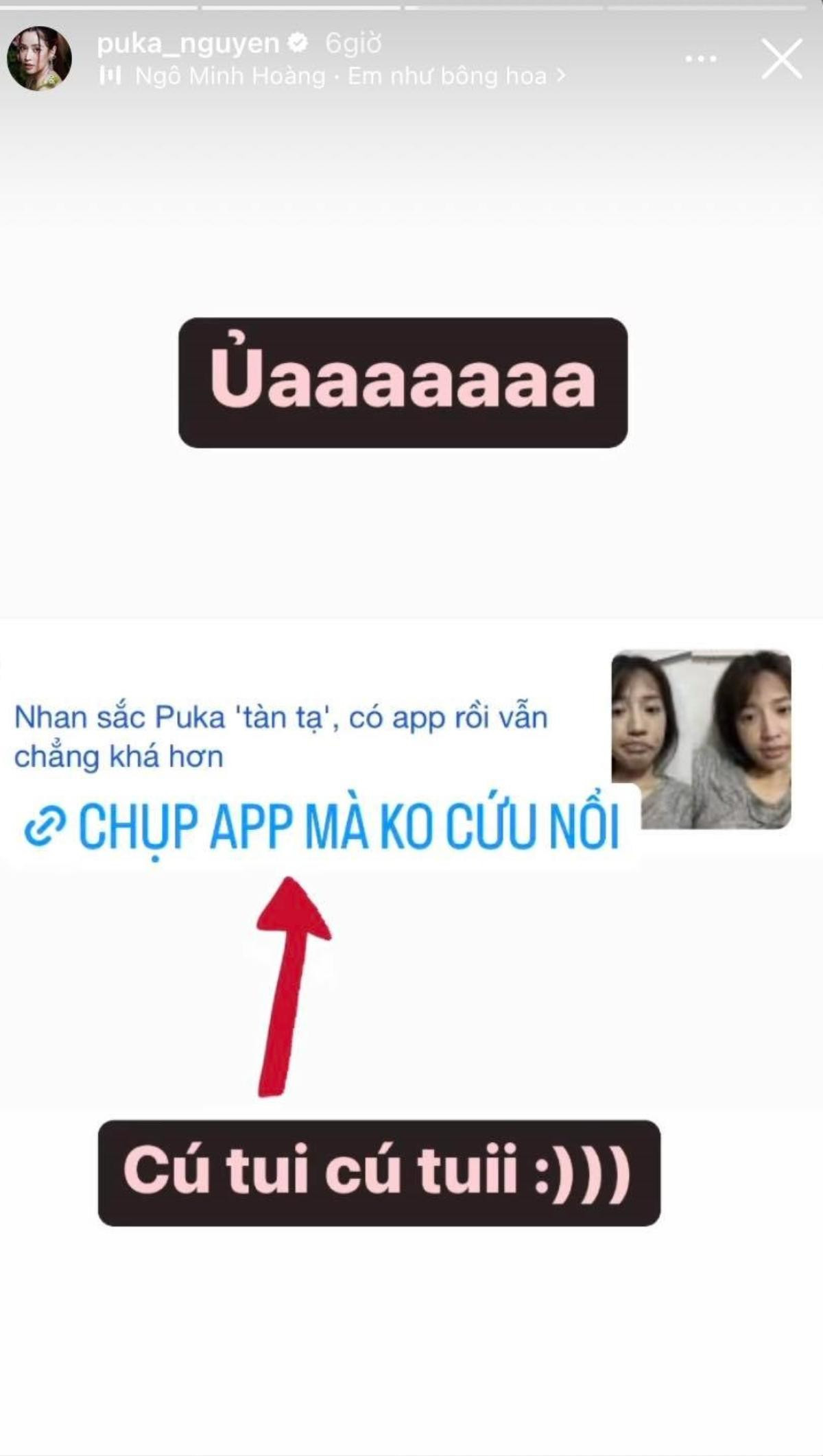 Puka 'cầu cứu' cư dân mạng sau khi bị chê 'nhan sắc không cứu nổi' Ảnh 1