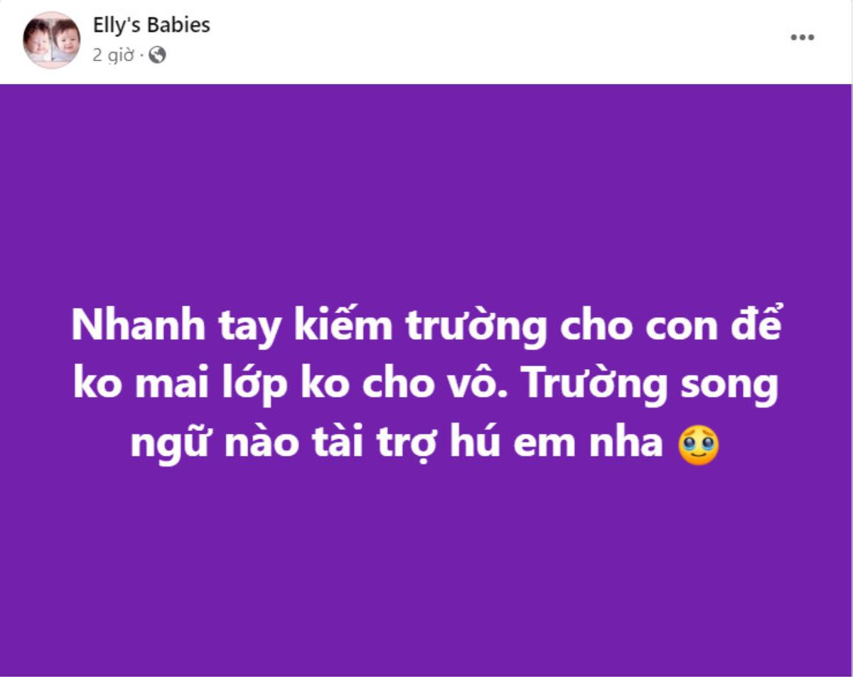 Elly Trần ráo riết tìm trường học mới cho con sau khi chồng Tây ngừng chu cấp Ảnh 2