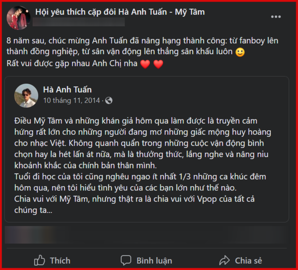 Hà Anh Tuấn: 8 năm trước là fanboy của Mỹ Tâm, nay đã là khách mời trong liveshow 'Tri Âm' Ảnh 3