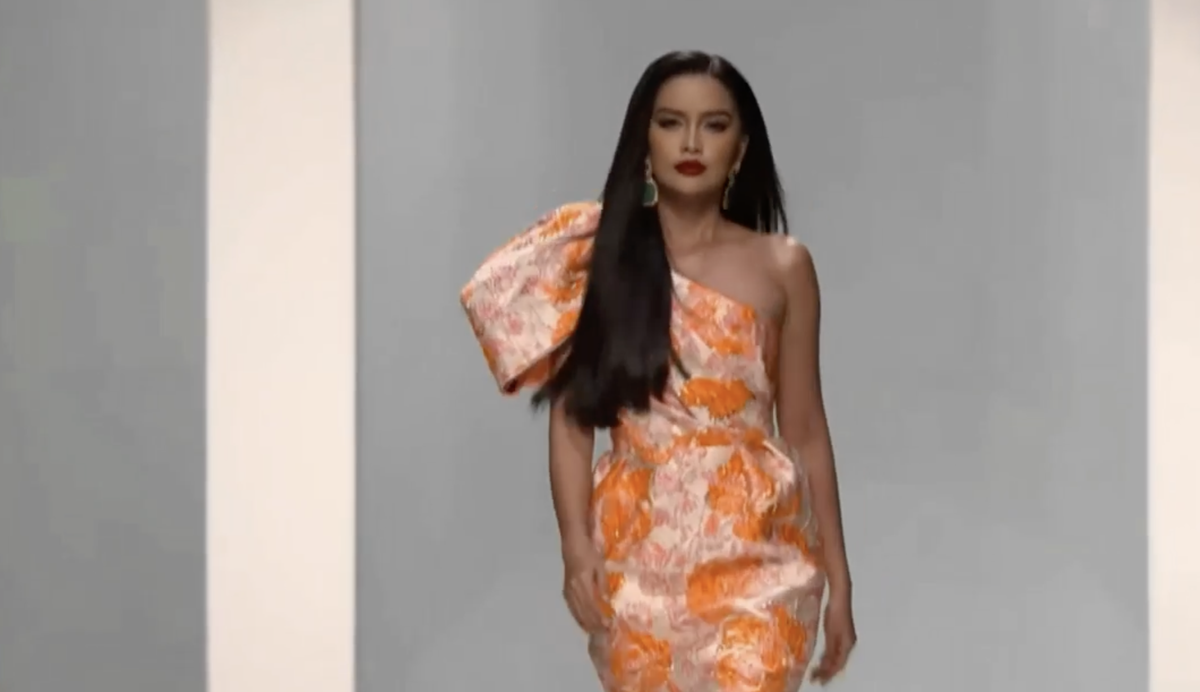 Trươc thềm Miss Universe 2022, Ngọc Châu khiến fan lo lắng vì kỹ năng catwalk Ảnh 1