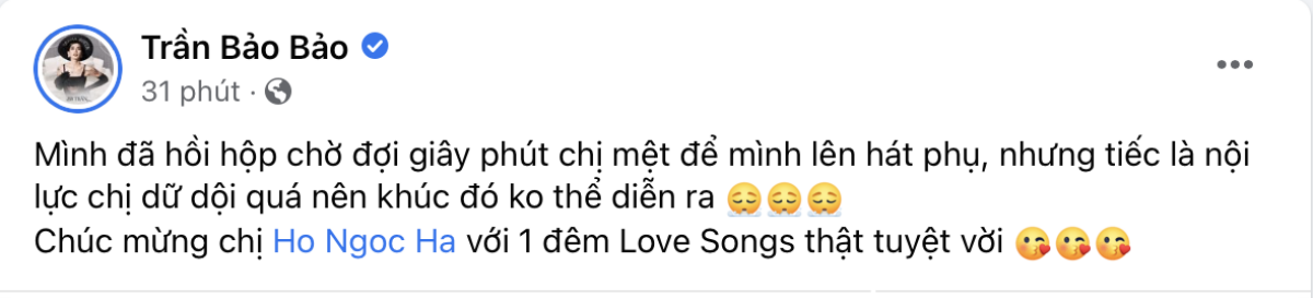 Một sao Việt muốn 'thế chỗ hát thay' Hồ Ngọc Hà nhưng 'sợ bị mang tiếng lấn lướt' đàn chị Ảnh 2