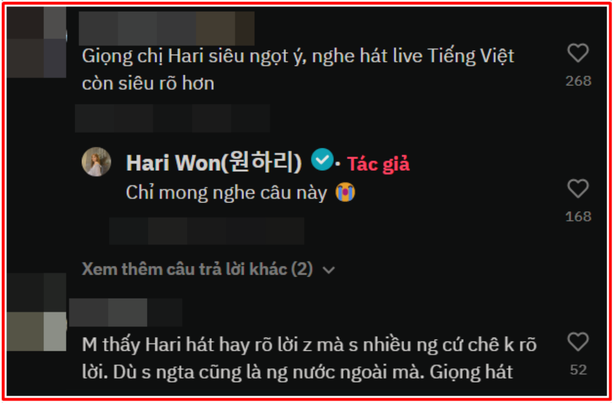 Hát live ca khúc mới, Hari Won hạnh phúc khi được khen phát âm tiếng Việt dễ nghe Ảnh 2