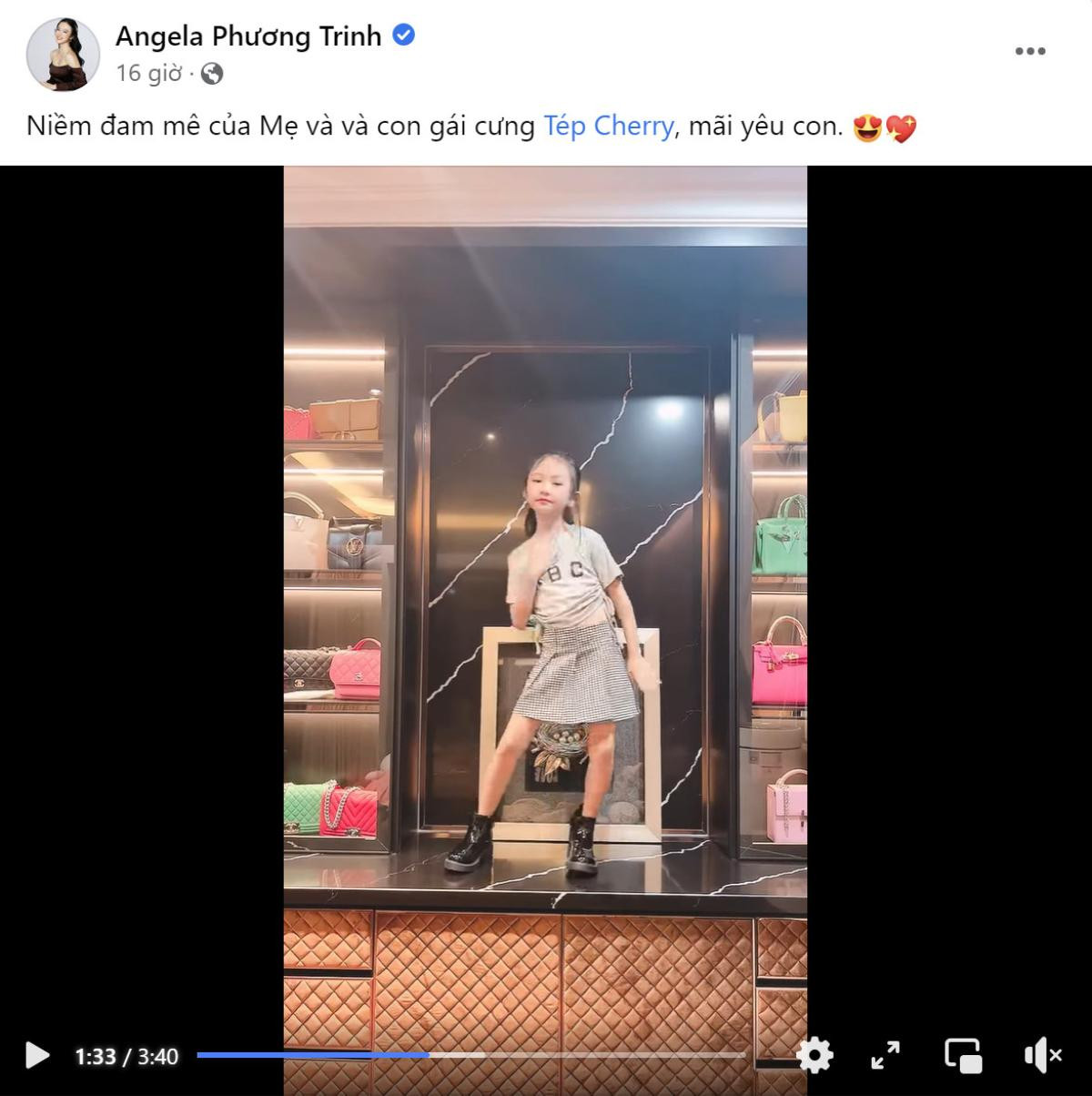 'Bà mẹ nhí' Angela Phương Trinh khoe con nuôi cực đáng yêu Ảnh 3