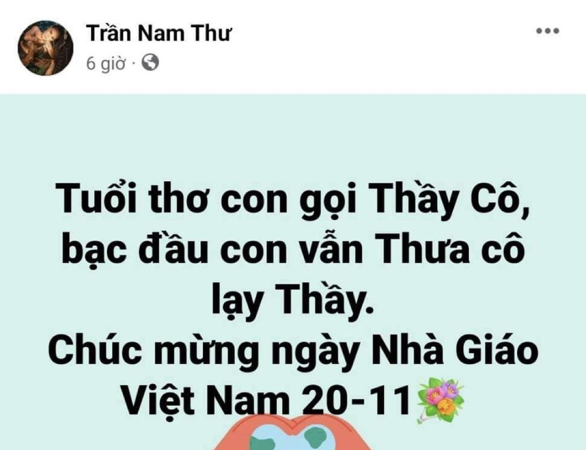 Dàn sao Việt tri ân ngày Nhà giáo Việt Nam: 'Bạc đầu con vẫn thưa cô lạy thầy' Ảnh 3