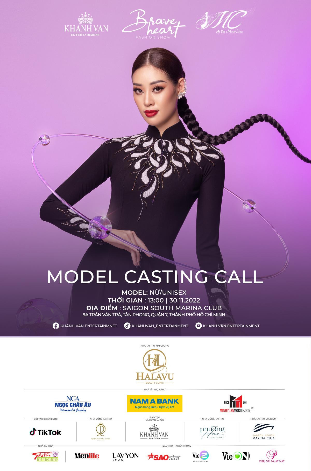 Hoa hậu Khánh Vân tổ chức Casting tuyển chọn người mẫu trình diễn cho Brave Heart Fashion Show 2022 Ảnh 4